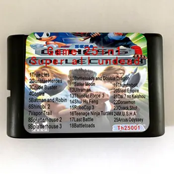 Veľká Podpora 25 1 16 bit MD Hra Karty Pre Sega Mega Drive & Genesis
