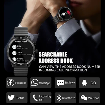 Nový Bluetooth Hovor Smart Hodinky Mužov Nepremokavé Športové Smart Hodiny 360*360 HD Vlastné Sledovať Tváre Smartwatch Ženy, Fitness Tracker