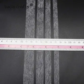 70yards 5-30 mm Dvojité Stretávajú Lepidlo Textílie Non-tkané Patchwork Interlinings Žehlička Na Taveniny Omentum DIY Odev, Príslušenstvo J0139