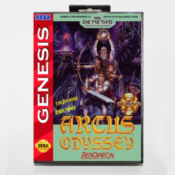 Arcus Odyssey 16bit MD Hra Karty Pre Sega Mega Drive/ Genesis s Retail Box