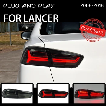 Chvost Lampa Pre Mitsubishi Lancer 2008-2017 Lancer EX LED zadné Svetlá Hmlové Svetlá pre Denné svietenie DRL Tuning Auto Príslušenstvo