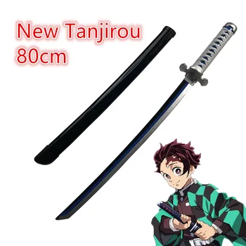 80 cm Kimetsu č Yaiba Meč Zbraň Démon Vrah Rengoku Kyoujurou B Cosplay Meč 1:1 Anime Ninja Nôž drevené hračky