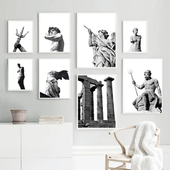 Gréckych Bohov Sochy Socha David Venuša Wall Art Plátno Na Maľovanie Nordic Plagát, Tlač Domáce Dekorácie Obrázky Obývacia Izba Dekor