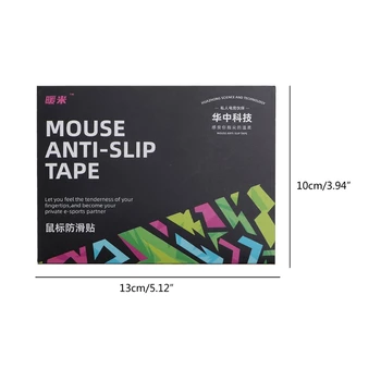 1 Nastavte DIY Myši Pokožky 13x10mm Myši Korčule Strane Nálepky Odolné voči Potu Podložky Anti-slip Grip Tape pre logitech G102 G304 Myš