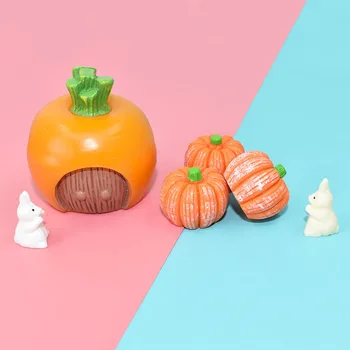 20Pcs Simuláciu 3D Pumpkin Živice Cabochon Halloween Dekorácie Víla Záhradné Ozdoby DIY Ploché Borovicové Šišky Scrapbooking Remeslá