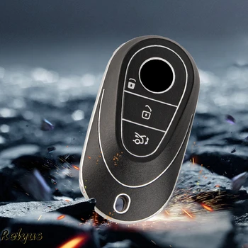 Nové TPU 3 Tlačidlá Auto Smart Key puzdro Chránič na Mercedes Benz C Trieda W206 W223 S350 C260 C300 S400 S450 S500 Keyless