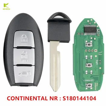 KEYECU Nahradenie Smart Remote Auto príveskom 3Button 433.92 MHz PCF7945 ID47 pre Nissan Qashqai Pulsar X-Trail 2013+ S180144104