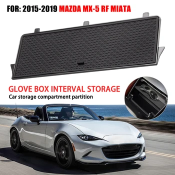 Pre Mazda MX-5 RF MIATA 2019 Auto stredovej Konzoly Organizátor Rukavice Úložný Box Organizátori ABS Plast Rukavice Box Auto Príslušenstvo