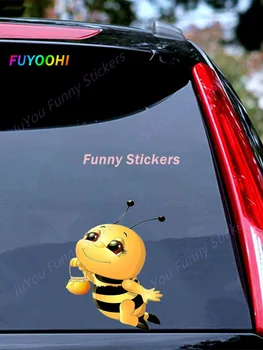 FUYOOHI Zábavné Samolepky Vonkajšie Príslušenstvo Včielka Cartoon Hmyzu Nálepky Detí Spálne Dekorácie, Nálepky, Auto Nálepky
