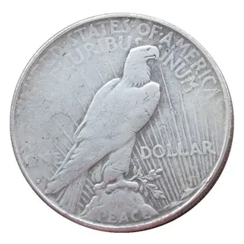 Strieborný Dolár Eagle Zber 38MM Holubica Mieru Kópiu Mince Spojené Štáty obojstranný 1921-1964 Socha Slobody a Mieru Mince