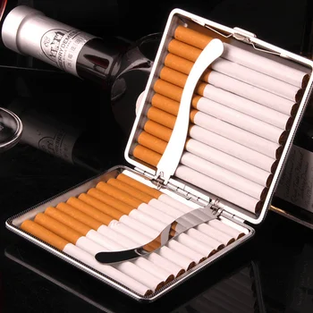 Kožené Cigary, Cigaretový Tabak Prípade Držiteľ Vrecko Box Pre Skladovanie 20 Cigár USA Fajčenie Príslušenstvo Cigariet Skladovanie Krytu