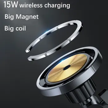 15W Telefón Držiak pre Lexus ES 300h XV60 2013~2018 Magnetický Stojan na Bezdrôtové Nabíjanie Podporu Nálepky Príslušenstvo pre iPhone