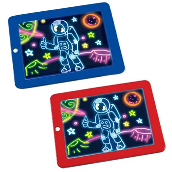 LCD Písanie Kreslenie Doodle Tablet Rada Pad s ľahkou 6PCS Perá 10PCS Grafické Karty pre Deti Narodeniny Vianočný Darček